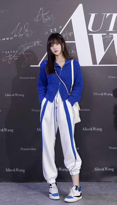 【SAVAGE】Korean High Waist Elastic Waist Splicing Lace Contrast Color Casual Pants S1315# WPL