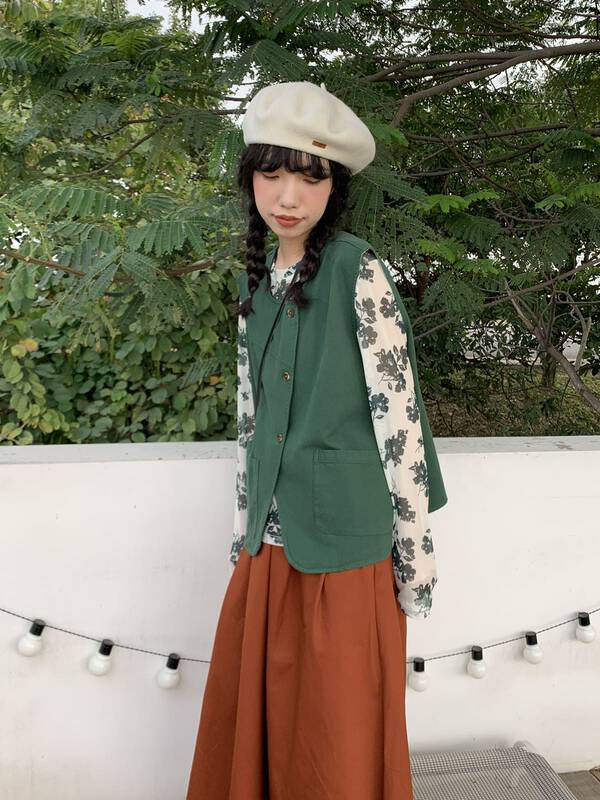 New in early spring! [FROM ANNA] Korean Versatile Sleeveless Vest/Sling 6011# LSW
