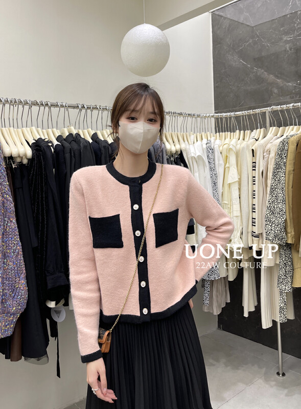 【UONE】Gentle and small fragrance style knitted cardigan 9196# LSL