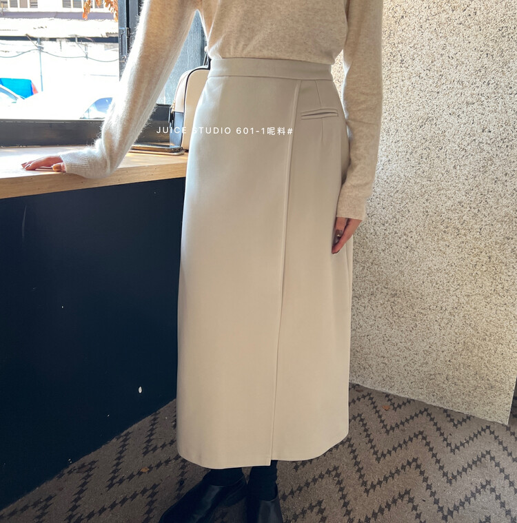 【JUICE】Thickened Wool Skirt 601-1