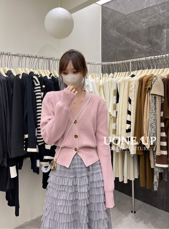 【UONE】French temperament gentle wind knitted cardigan 9210# LSL