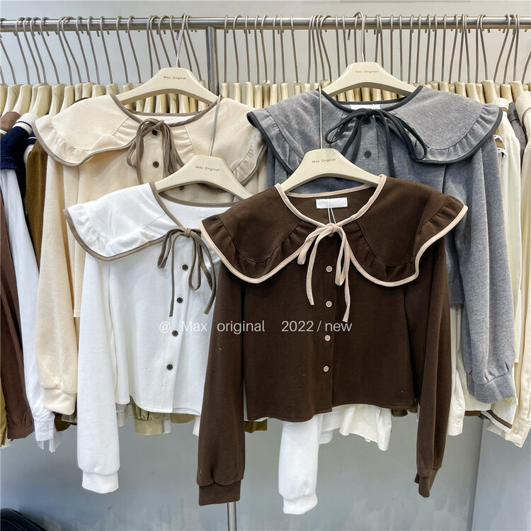 【MAX ORIGINAL】Doll tie age reduction shirt 98897# HBX