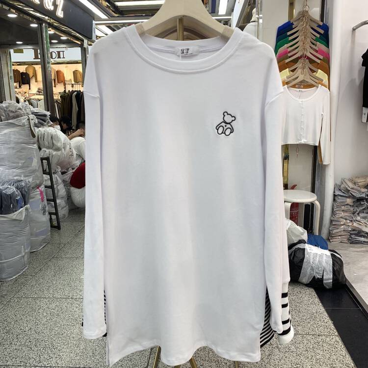 New in winter! [Ziyijia] Loose and versatile printed long-sleeved T-shirt A609# WTT