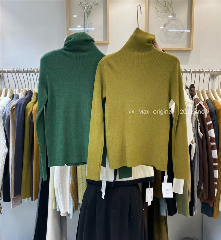 【MAX ORIGINAL】Simple solid color versatile bottoming shirt 98973# HBX