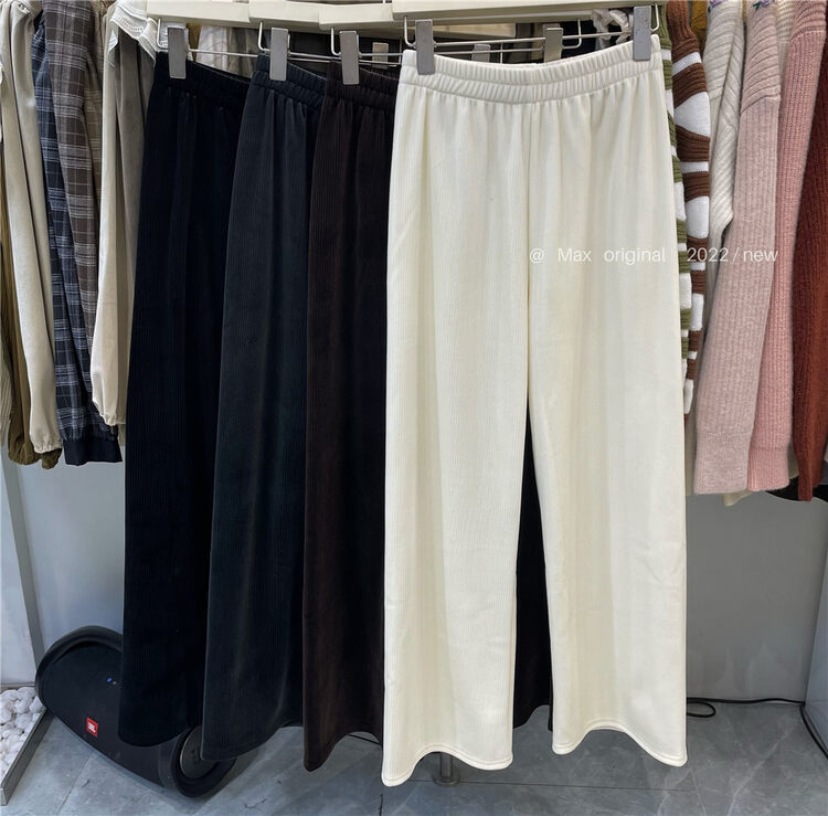 【MAX ORIGINAL】Korean Style Elastic Waist Comfortable Versatile Casual Pants 98969# HBX