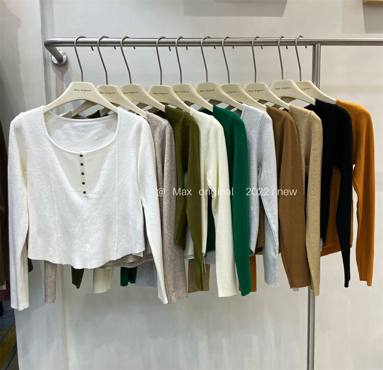 New in autumn!【MAX ORIGINAL】Korean simple long-sleeved shirt 98815# HBX