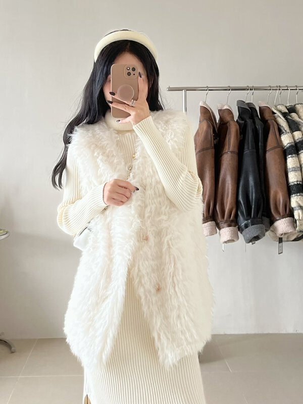 【Yi Kaoru】High-neck over-the-knee knitted dress 0482# HYY