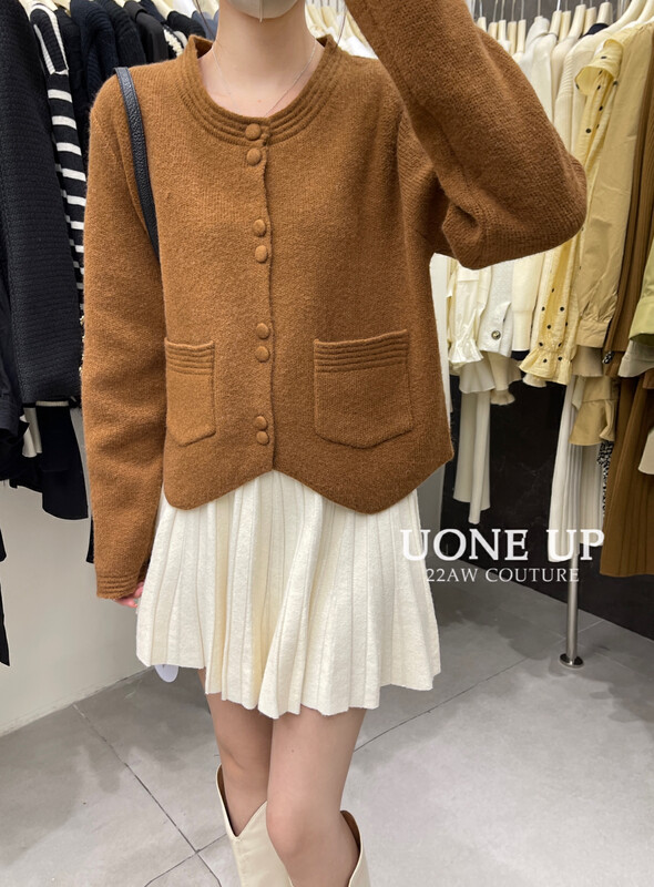 【UONE】French Retro Small Fragrance Knit Cardigan 17133# LSL