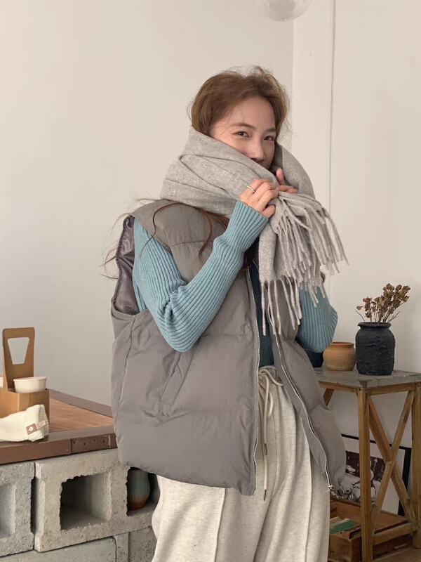 [LOVELY/SHMILY] South Korean soft tassel versatile cashmere scarf shawl W001