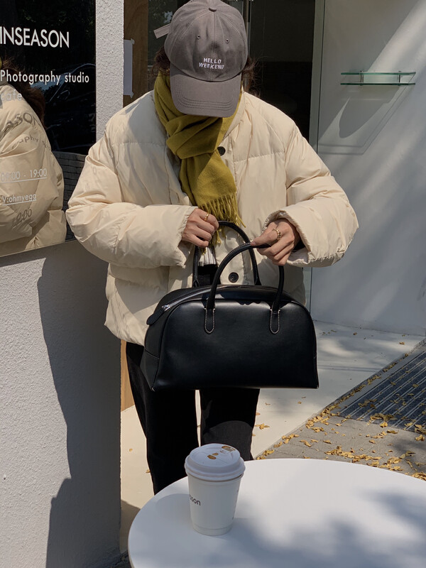 【ON LINE】90 GB white duck down Korean version comfortable and warm round neck warm down jacket (including 220 grams of cashmere) 7281# JHY