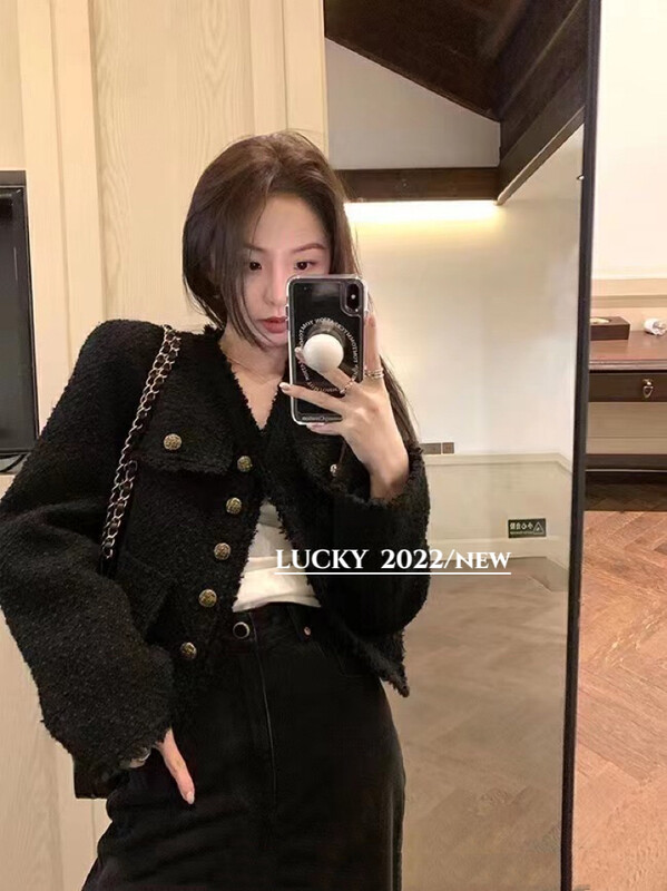 【LUCKY】Xiaoxiangfeng high-quality tweed short coat 9675# ZXX