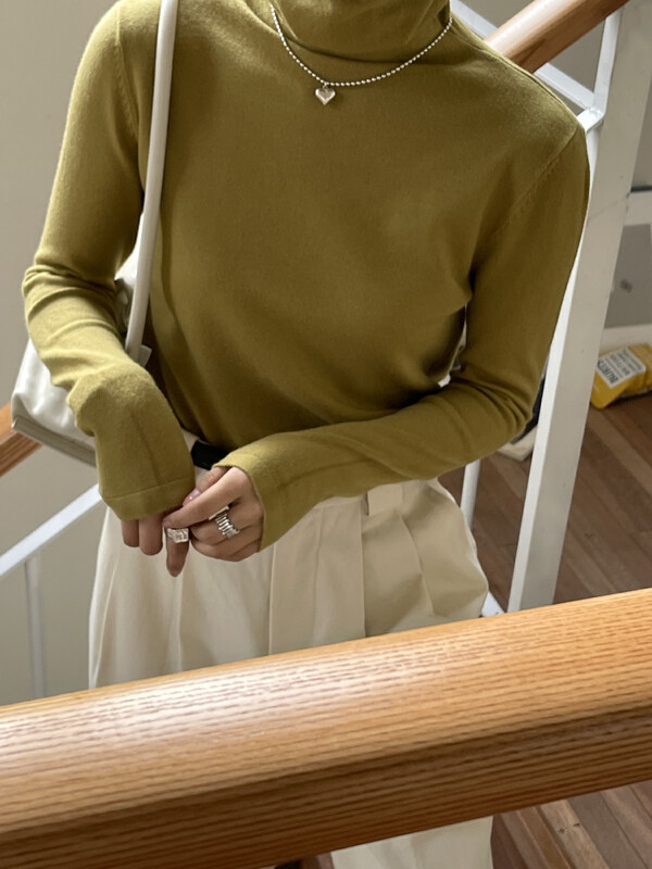 [ON LINE] 26 Colors Explosive Style Rabbit Velvet Core Yarn Comfortable Versatile Knit Sweater SY-9861