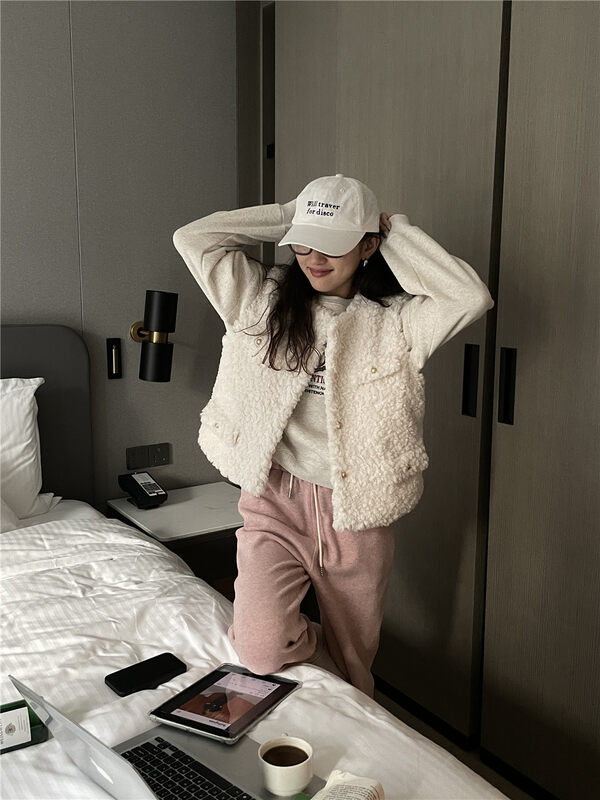 【TN】Korean style fashion texture all-match vest 1442# CLS
