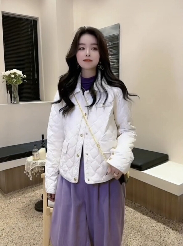 Original price 108.99! [Ou Zhengsha] Korean version of the temperament thin and warm cotton jacket 19231# JJ
