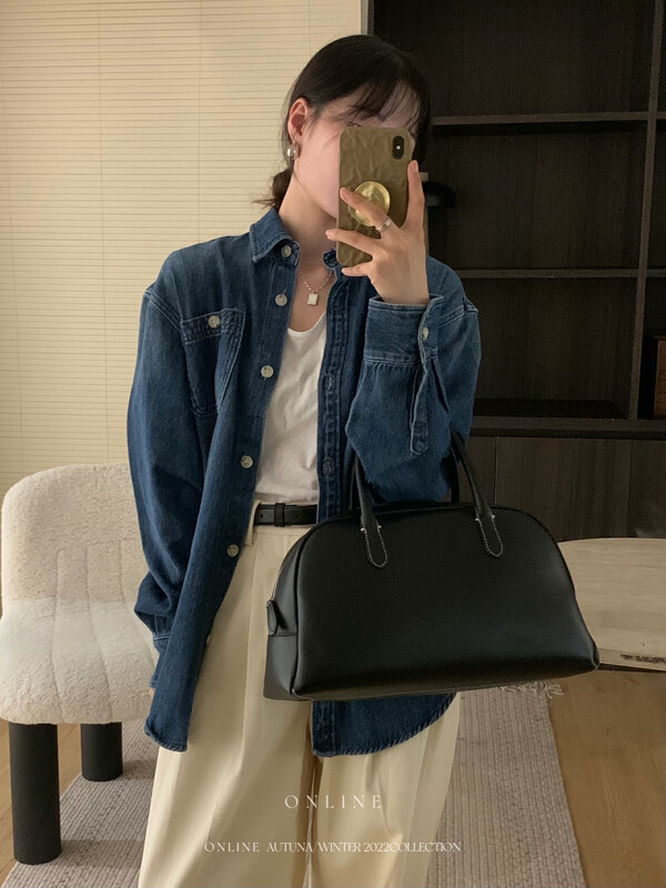Original price 168.99! [ON LINE] Korean Standard Retro Washing Craft Korean Loose Denim Jacket 6692