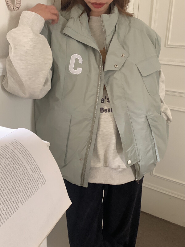 【LOVELY/SHMILY】Korean casual all-match down vest down jacket S2566