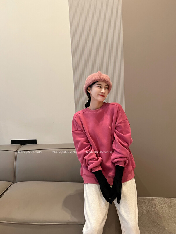 【MISS ZI】Korean style body leisure fleece sweater 3522