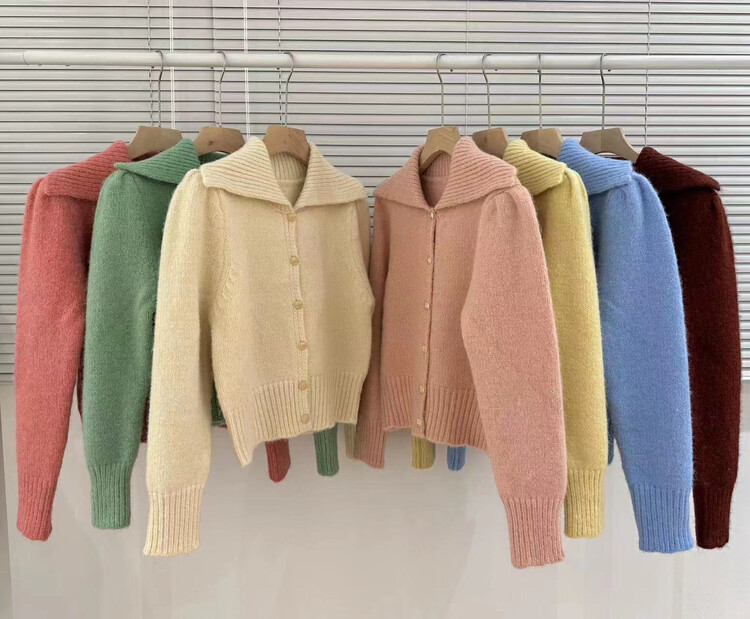 【LOVELY/SHMILY】Korean simple, gentle and comfortable all-match sweater sweater M0911