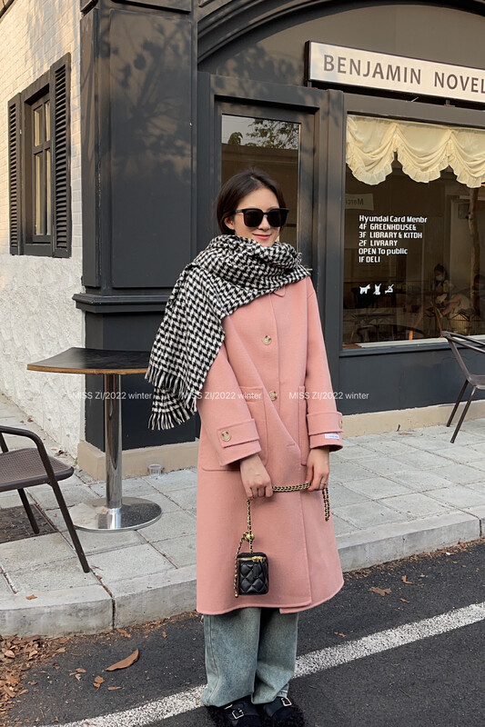 【MISS ZI】Korean style temperament coat wool coat 100% wool 77601