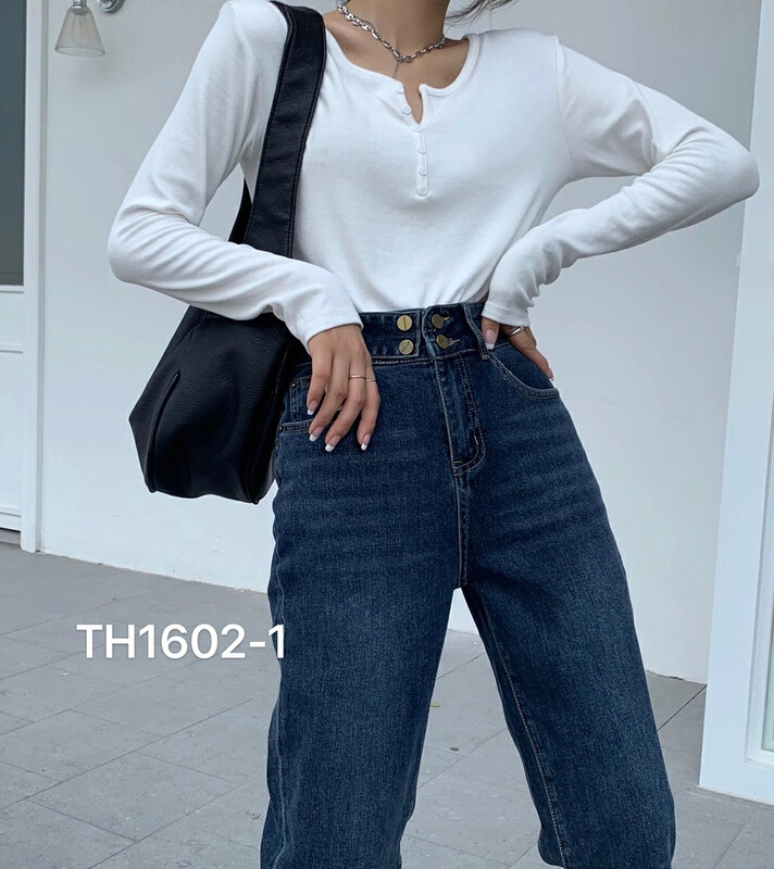 Original price 88.99! 【T.H】Korean style fashion casual all-match harem jeans 1602-1# LSW
