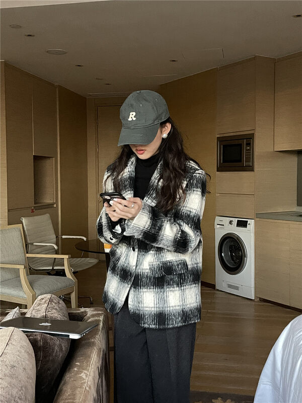【TN】Korean style pattern design retro short coat T1419# CLS