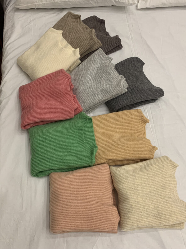 【LOVELY/SHMILY】Simple round neck pullover knitted sweater sweater M0913