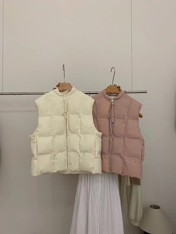 【LOVELY/SHMILY】Korean all-match padded vest coat short coat S2355