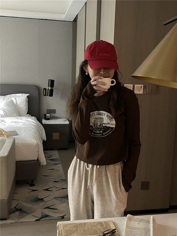 【TN】Simple and versatile short printed shirt YS1-3315# CLS