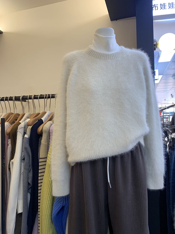 [LOVELY/SHMILY] Korean simple and versatile pullover warm sweater sweater HM0093