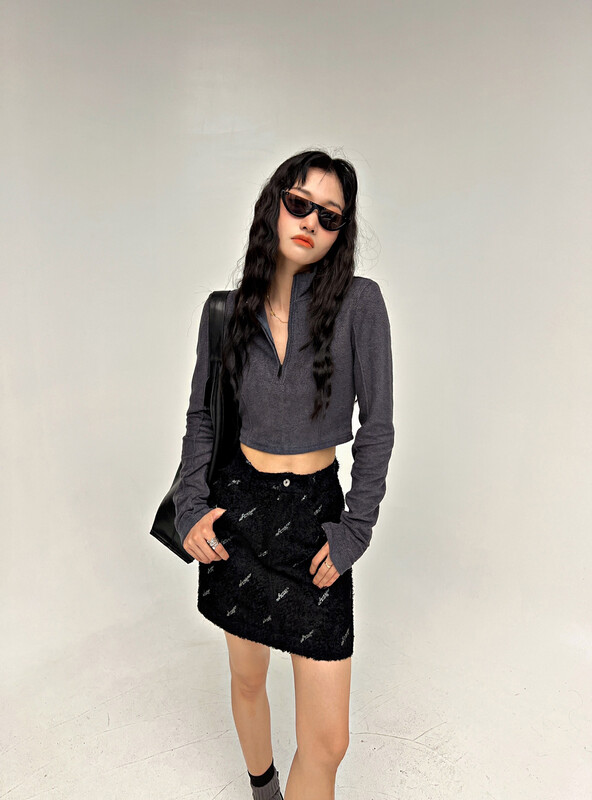 New in autumn!【D.TWO D2】Fashionable and slim all-match skirt 2329378# ZXL