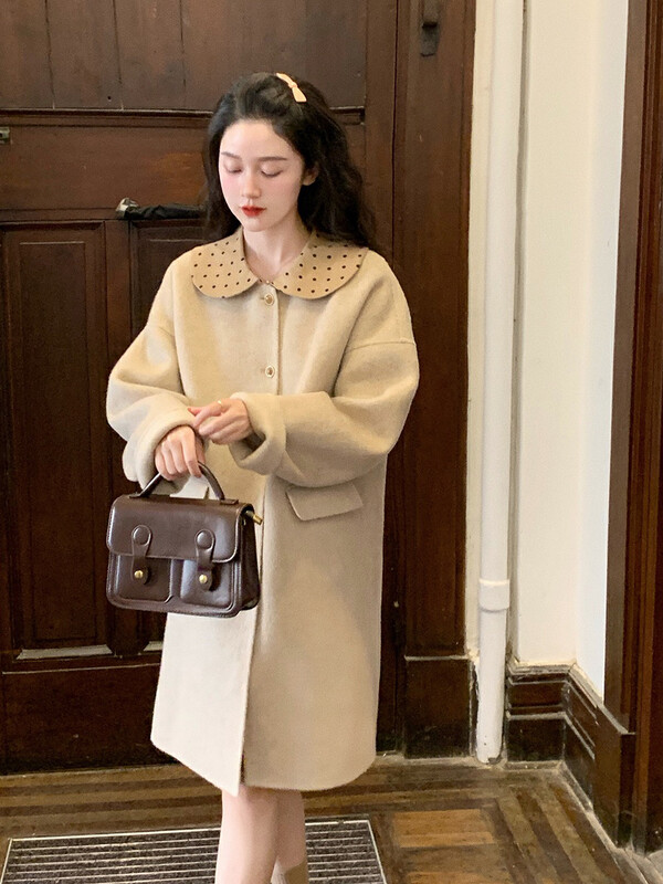 【L.L STUDIO】Sweet temperament doll collar quilted coat 78359# PCZ