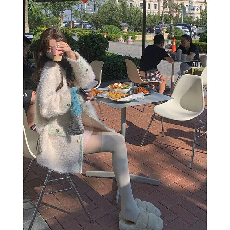 【L.L STUDIO】Cloud-like milky warm woolen quilted warm padded jacket 78295# PCZ