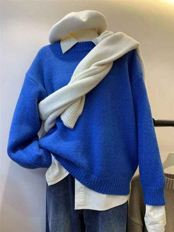 【SUSAN】Round Neck Neat Versatile Warm Sweater 82598# LSW