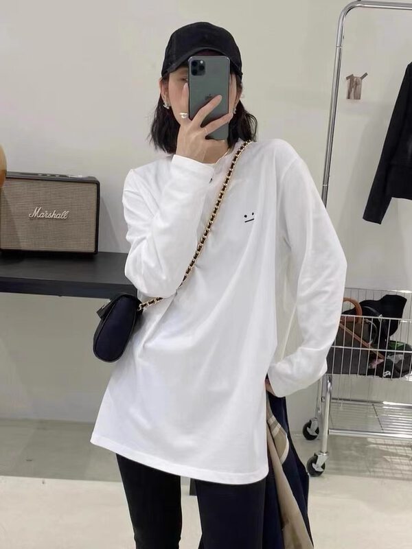 【SUSAN】Simple brushed all-match long-sleeved T-shirt 81991-1# LSW