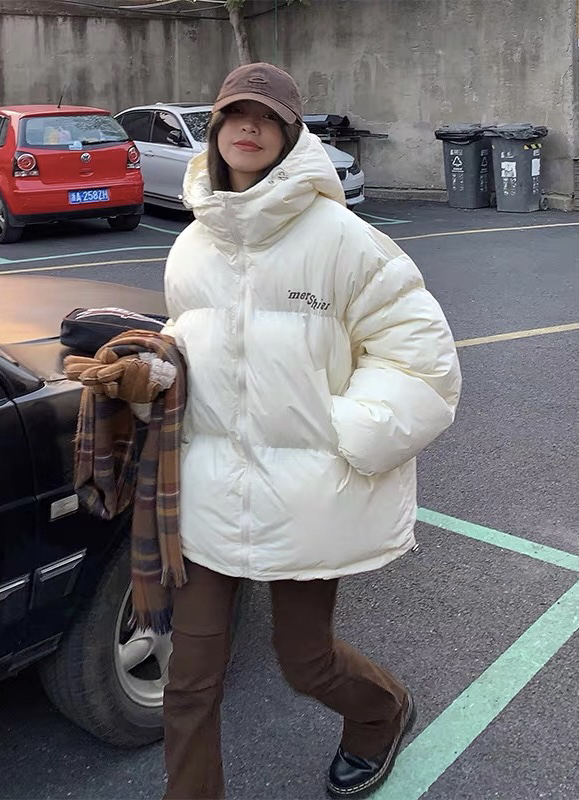 【LAB EEDA】Versatile Hooded Bread Warm Padded Jacket M362# OZQ