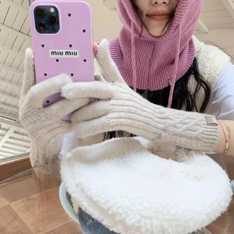 【Beautiful Hat Industry】Korean Twist Knitted Gloves 3908# LSL