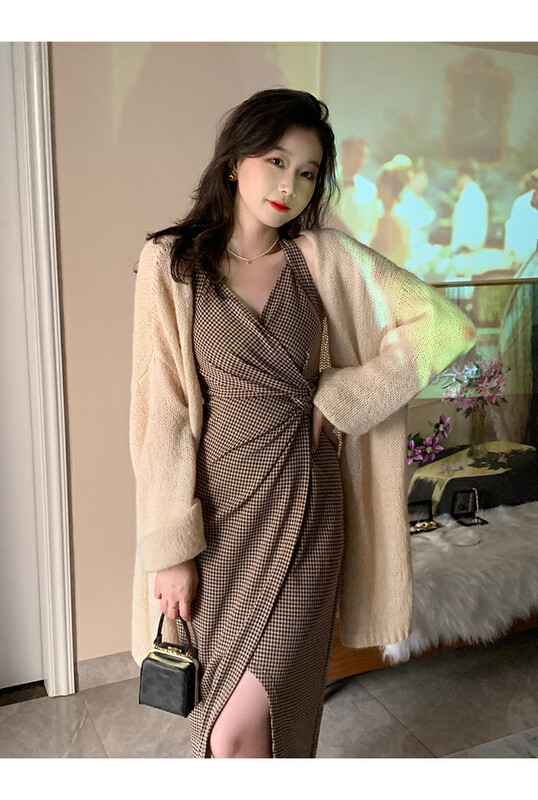 【L.L STUDIO】Loose Lazy Versatile Knit Cardigan 78343# PCZ