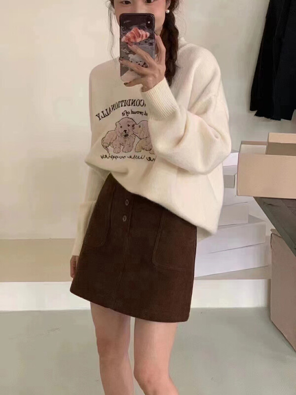 【SUSAN】Puppy Loose Lazy Warm Sweater 82227# LSW