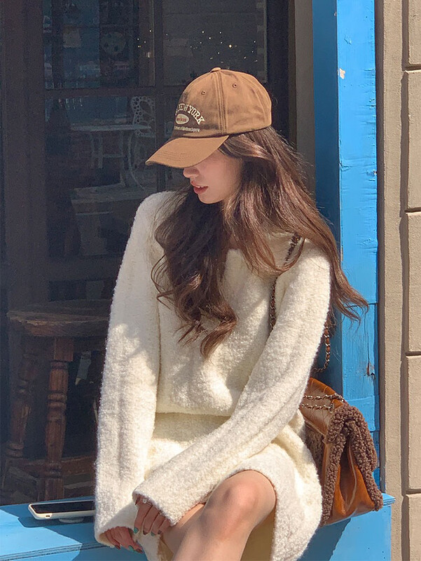 【L.L STUDIO】 Soft Waxy Straight Knit Dress 78384# PCZ