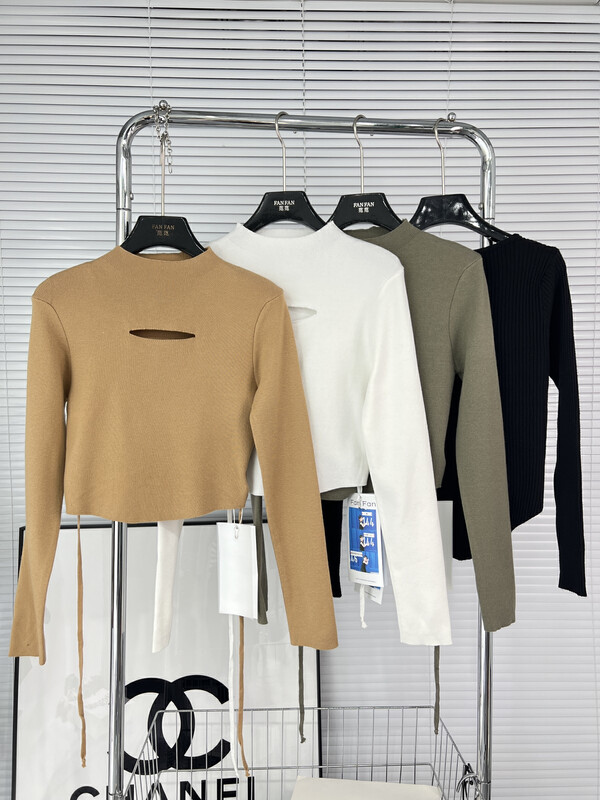 Autumn is new! [Fan Fan] tie rope design knitted warm sweater 0809# JJ