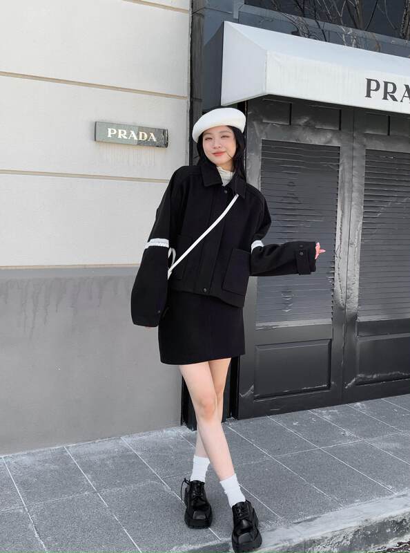 【NEIHE】Three-point short package hip skirt straight skirt skirt 6296# JHY