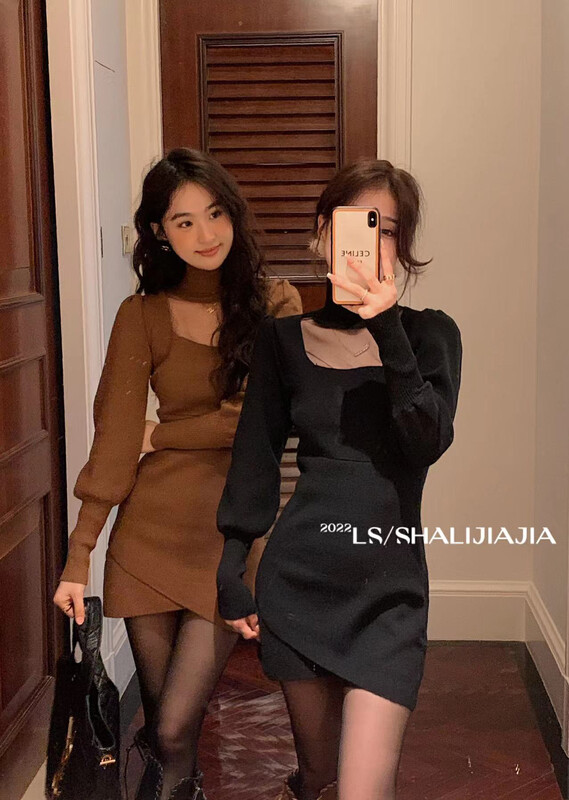 【LS】French Hepburn Knit Dress 6305