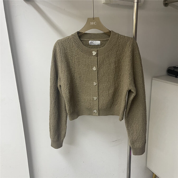 【Korean C Home】Casual Love Breasted Knit Cardigan 0860# PCZ