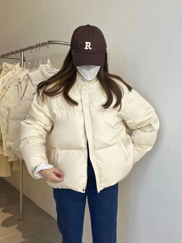[LOVELY/SHMILY] Korean version of the warm short baseball down jacket jacket down jacket S2615