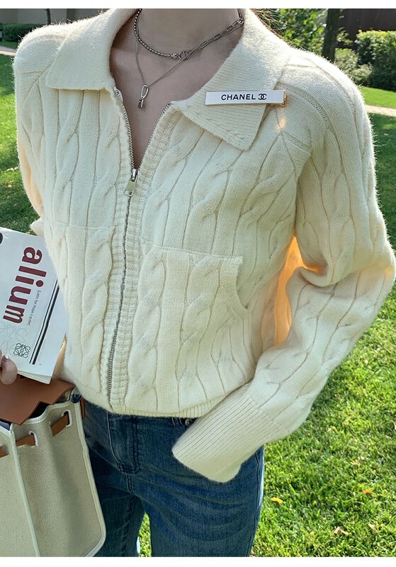 【Yi Xun】Korean loose all-match knitted cardigan 0534# HYY