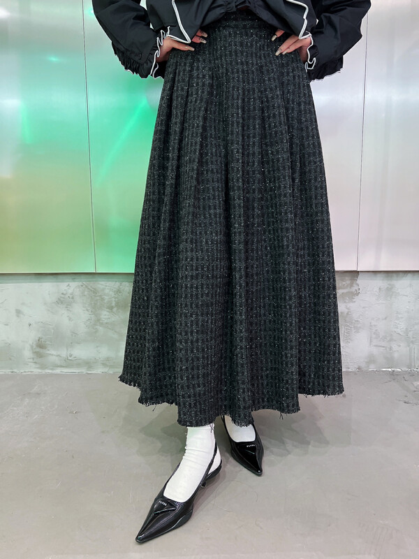 【D.TWO D2】Xiaoxiangfeng mid-length skirt 2529125# ZXL