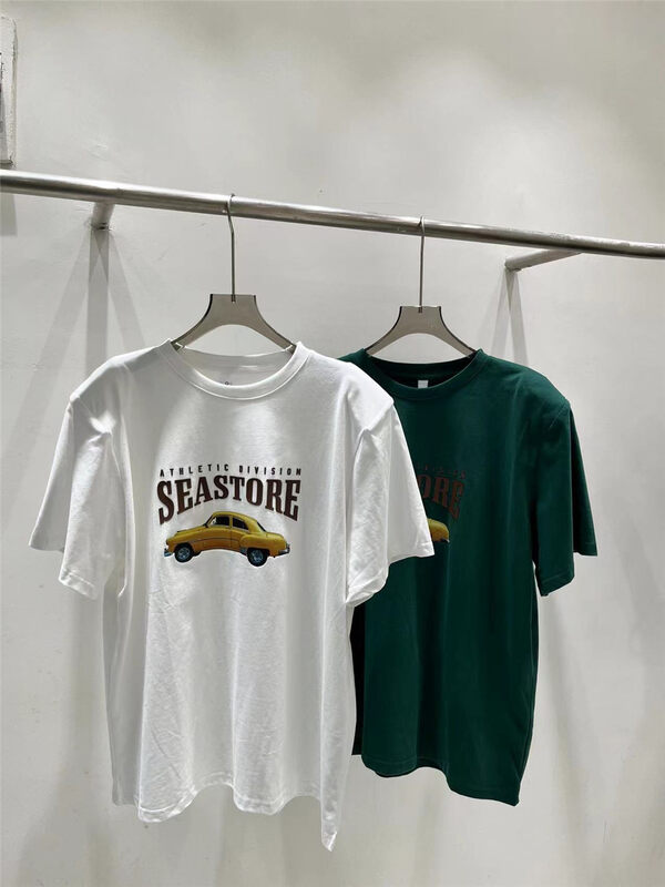 New in autumn! [OPEN] Car print all-match short-sleeved T-shirt 5221# OZQ