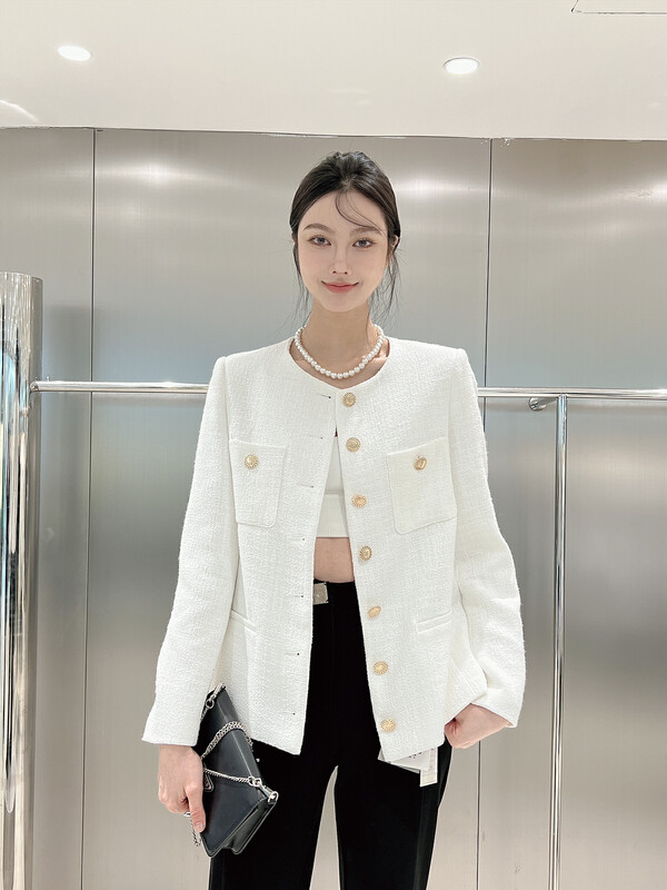 【DS】Fashionable Korean style round neck single-breasted suit 52110D# JHY