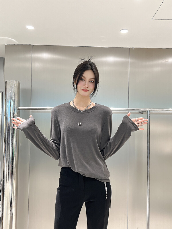 New in Autumn! [DS] Design Lazy Long Sleeve T-Shirt 64251D# JHY