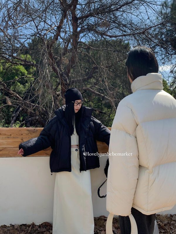 【DT CLASSIC】90% White Duck Down Casual Simple High Collar Warm Down Jacket D5228# JHY